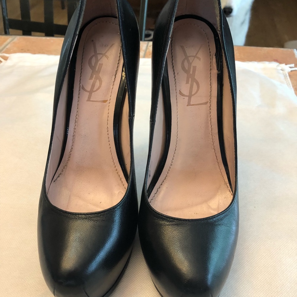 Yes St Laurent YSL tribute platform heels
